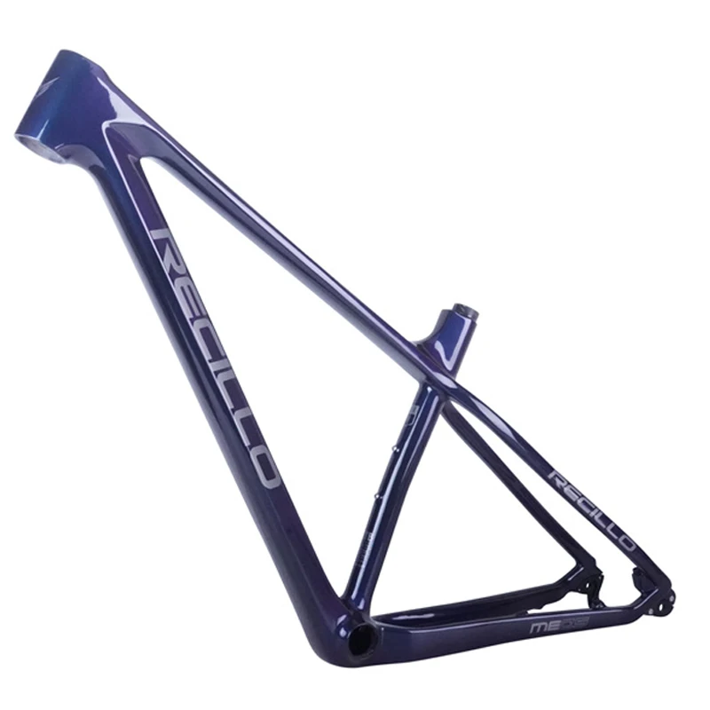 high quality customized painting Carbon t800 Mtb bicycle Frame New Carbon Mountain Bike Frame with Purple color