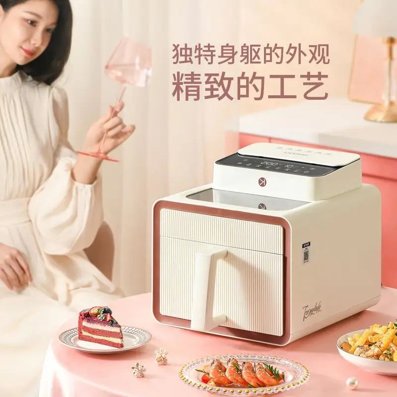 

Бытовая фритюрница: большая емкость, умная, визуальная духовка, полностью автоматическая, многофункциональная, безмасляная для картофеля фри.