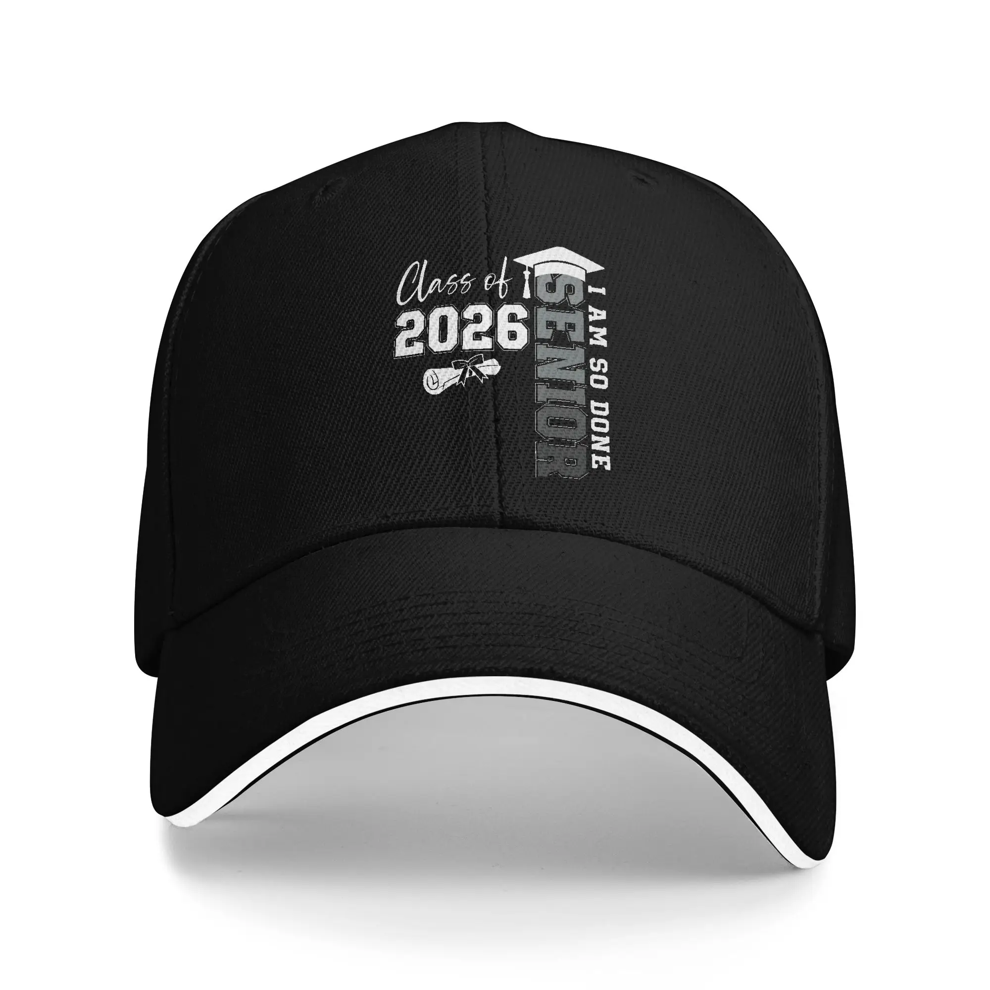 Class of 2026 Senior Graduation Golf Hat Accessories Fashion  Sun Caps For Men Women Casual Headewear  Adjustable Fit