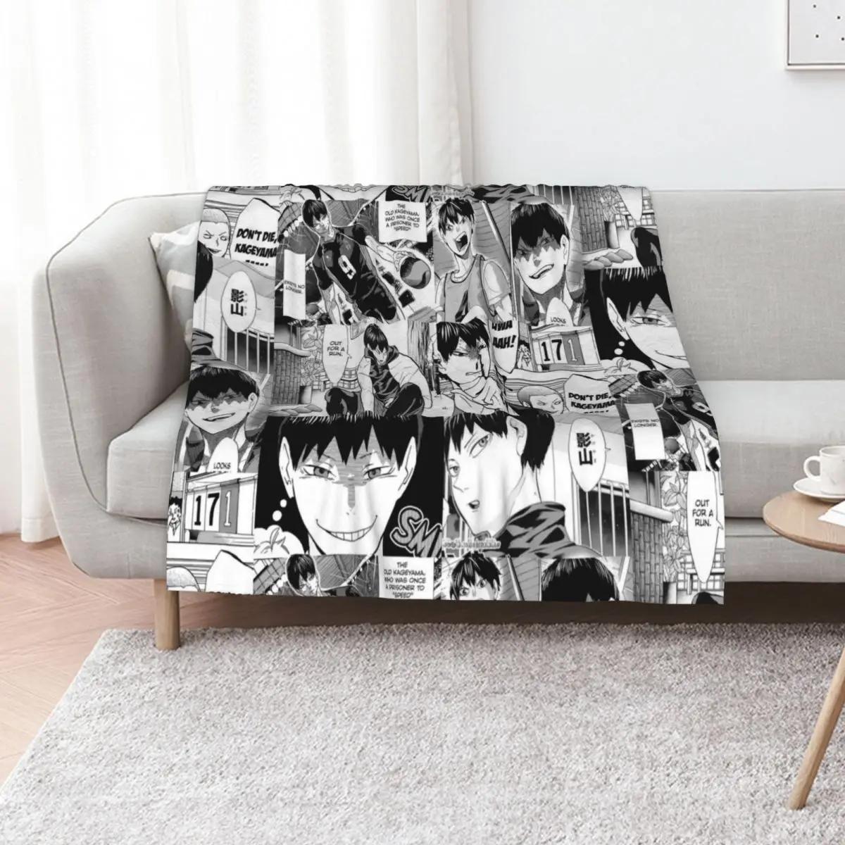 Kageyama Collage Throw Blanket Flannel Luxury Throw Decoratives Blankets For Baby Bed Fashionable Thermals For Travel Blankets