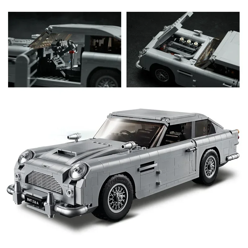 Gray Technology Automotive Serie Assembly And Splicing High Difficulty DIY Building Block Model Toy Male Model Christmas Gift