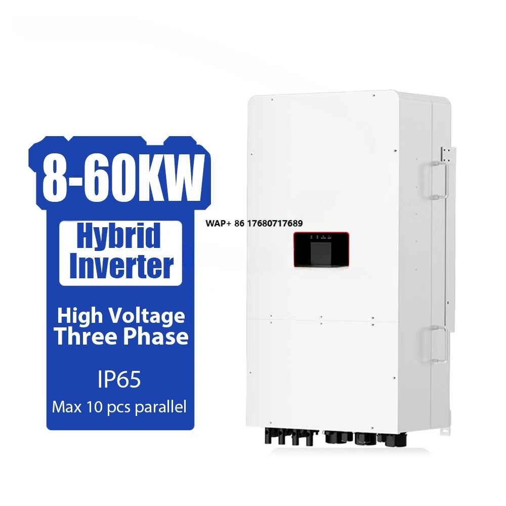 DEMUDA 8KW 10KW 20kw 30kw 40kw 50kw 60KW High Voltage Three Phase Inverter IP65 for Commercial Photovoltaic Solar Energy System