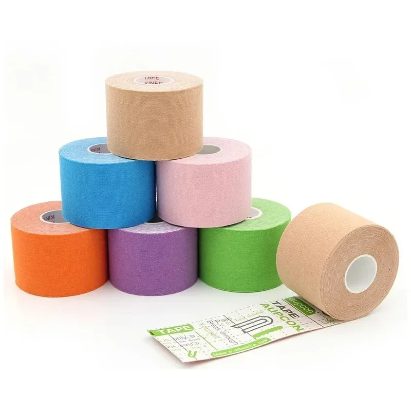 Nieuwe 2.5Cm * 5M Kinesiologie Tape Voor Gezicht V Lijn Nek Ogen Opheffen Rimpel Sticker Tape Gezichtsverzorging Tool Bandageem Elastica