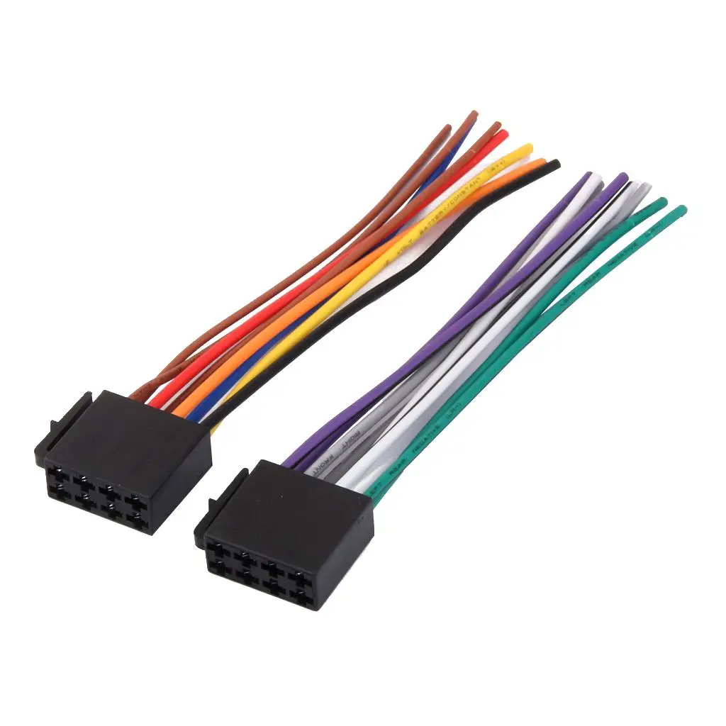 Car Audio Wire Harness Stereo Connector Radio Wiring Cable for Easy Installation in Vehicle Sound Systems