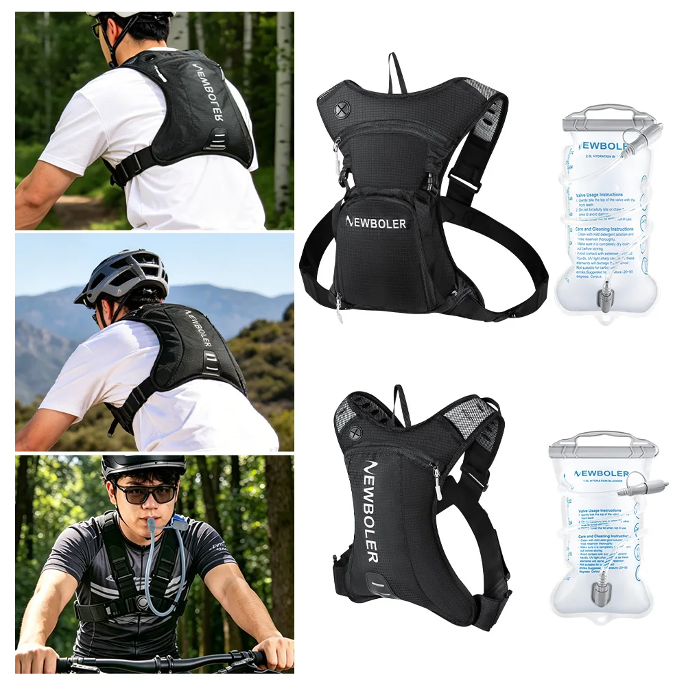 NEWBOLER 5L Motorrad-Trinkrucksack MTB Offroad Motocross Wasser-Rucksack Sport Mountainbike Trinktasche – Detail 18