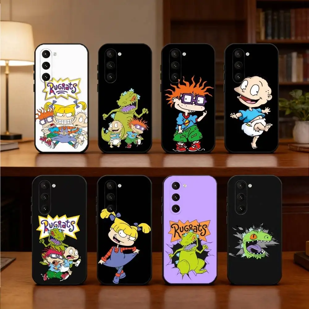 

Movie R-Rugrats Cartoon Reptar Phone Case For Samsung Galaxy A73,A21s,A22,A31,A52,A53,A71,A41Soft Black Shell