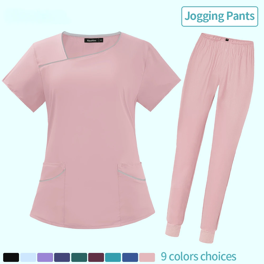 Dental Hospital Operating Room Workwear Nurse Scrubs Women Sets Pet Grooming Working Clothes Breathable Medical Uniforms Suits