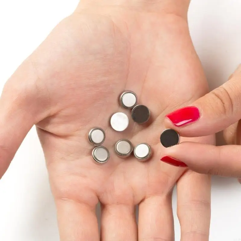 U2JE 10PCS AG1 Button Cell Batteries 1.55V LR621 LR60 SR621SW SR60 SR60L SR60 L621 CONIN COON PLUSTION FOR WATCH