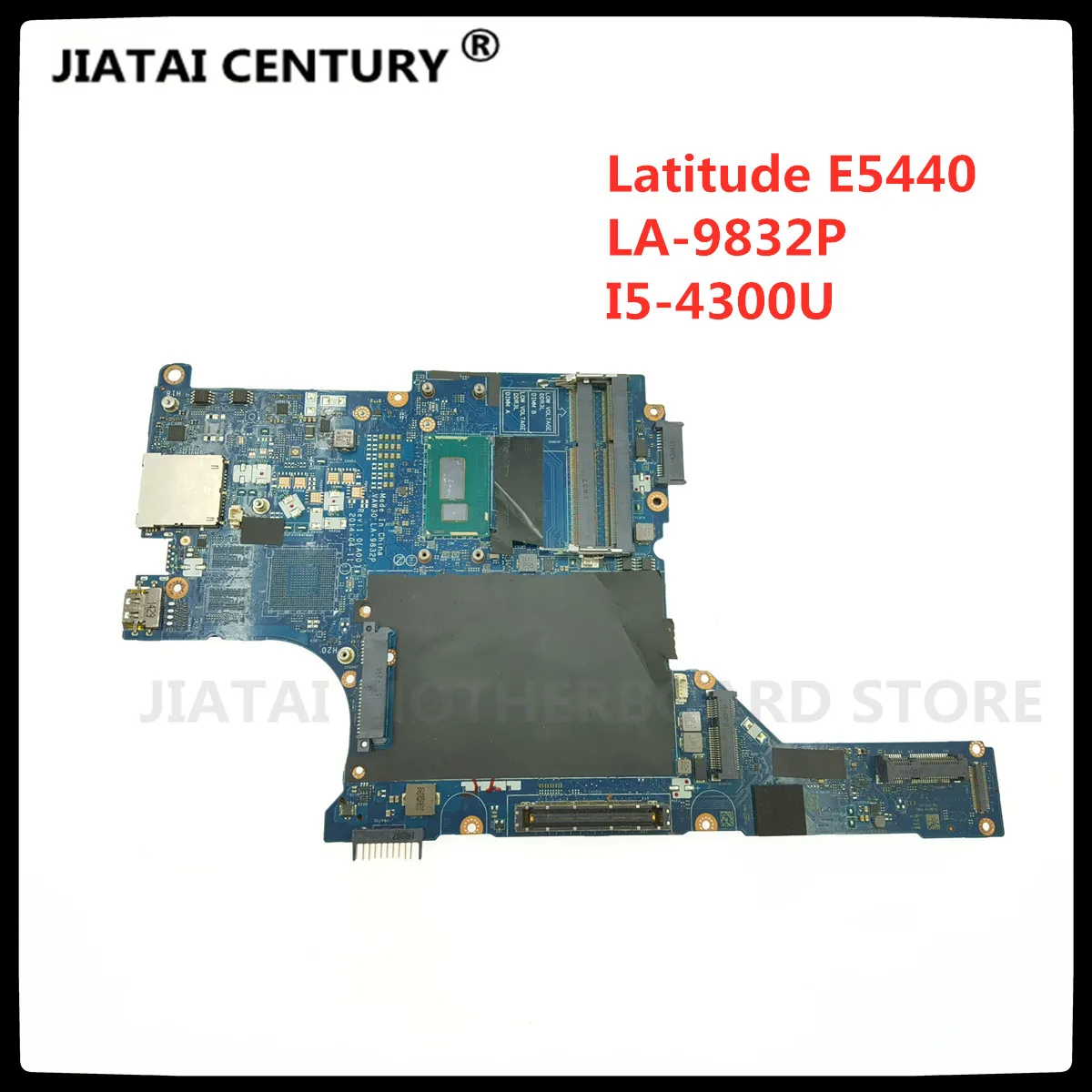 

For Dell Latitude E5440 original mainboard LA-9832P Laptop motherboard I5-4300U/4310U