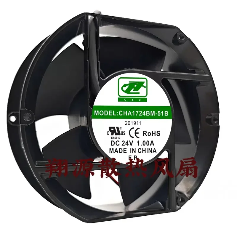 

High Quality Cooling Fan for C & C CHA1724BM-51B DC 24V 1.0A New In Stock