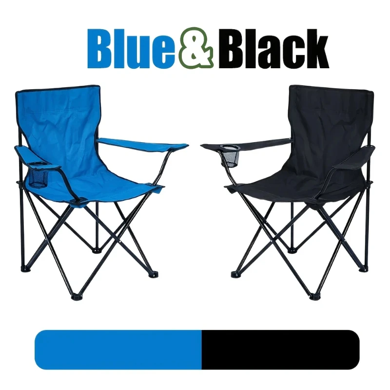 JSFUN Angelstuhl Outdoor-Strandstuhl, Camping-Klappstuhl, Praktischer, Günstiger Sessel, Grillstuhl – Detail 6