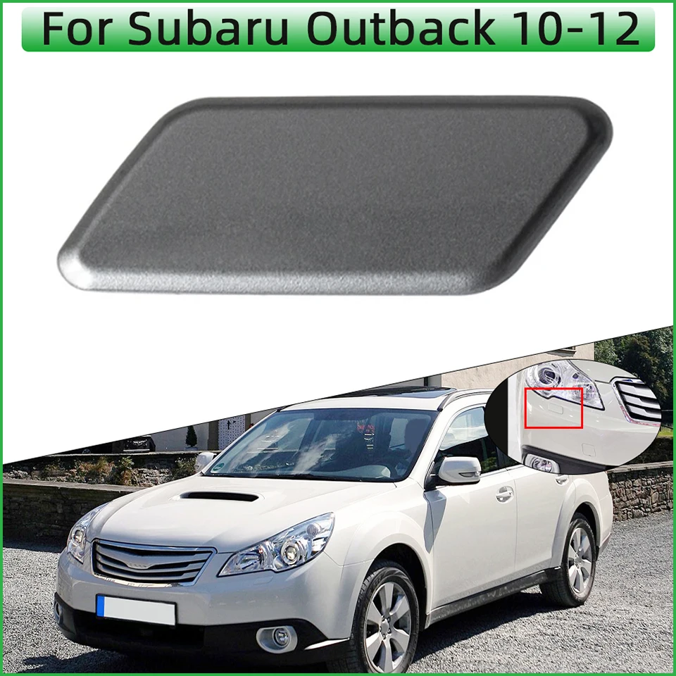 

Auto Front Bumper Headlamp Washer Nozzle Cover Cap For Subaru Outback 2010 2011 2012 Headlight Cleaner Sprayer Jet Lid Garnish