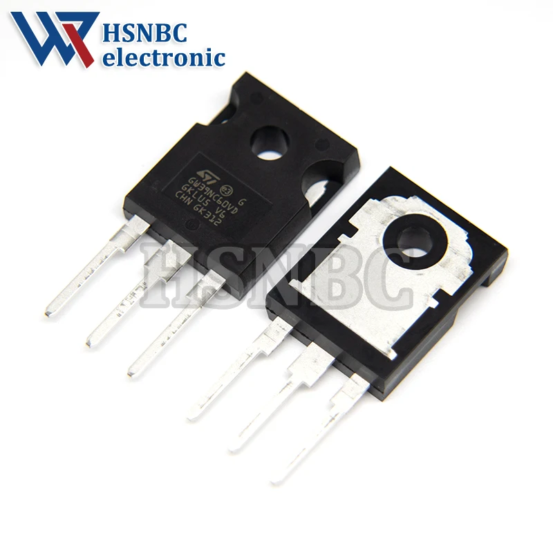 10PCS STGW39NC60VD GW39NC60VD TO-247 40A 600V IGBT Power Transistor 100% New Original