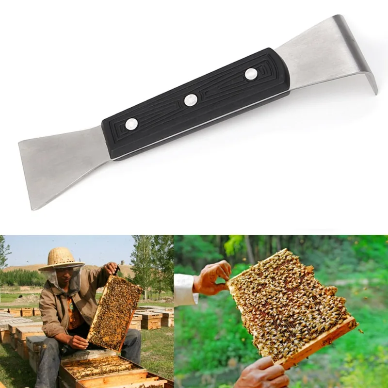 

BeeWARE Hive Tool Plastic Handle Hive Tool Honeycomb Frame Knife Honey Spleen Knife Export Quality Beekeeping Tools