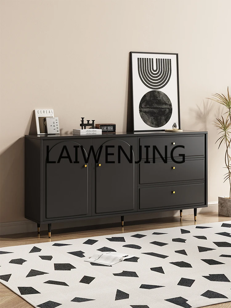 Cream Style Solid Wood Bedroom Storage Living Room Five-Bucket Cabinet Master Bedroom Tailstock Chest of Drawer