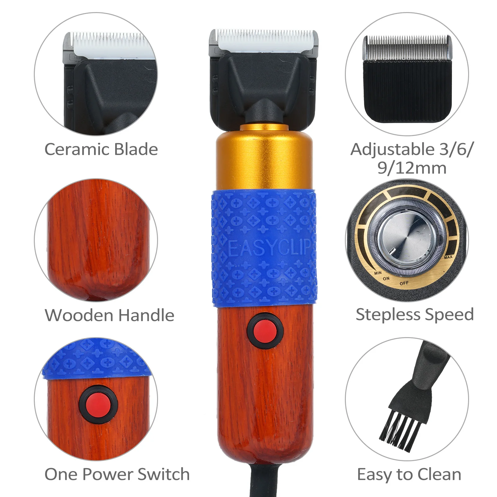 Carpet Trimmer Tufting Clippers 2 Blades 200W AC100-240V 50/60Hz 2000RPM-6000RPM 30 Top Teeth 35 Bottom Teeth 172*43mm