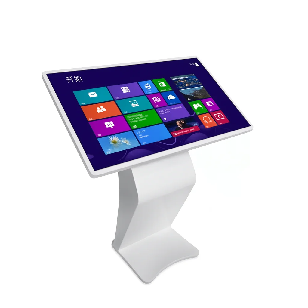 OEM Self Service Touch Screen Kiosk Horizontal Interactive LCD Commercial Display Android Windows