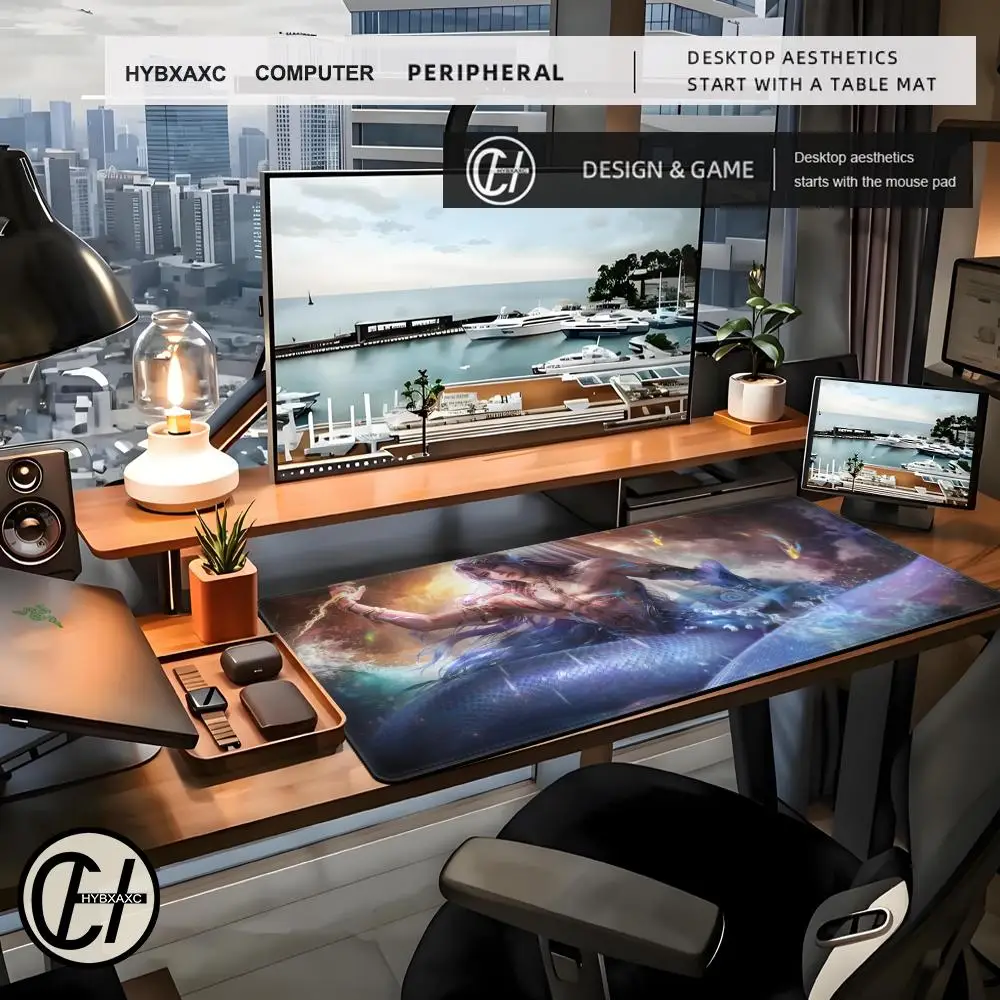 Anime Mouse Pad Laptop Cool Rafayel HD Print Keyboard Pad PC Gaming Accessories Desk Mouse Mat Love And Deepspace Gamer Mousepad