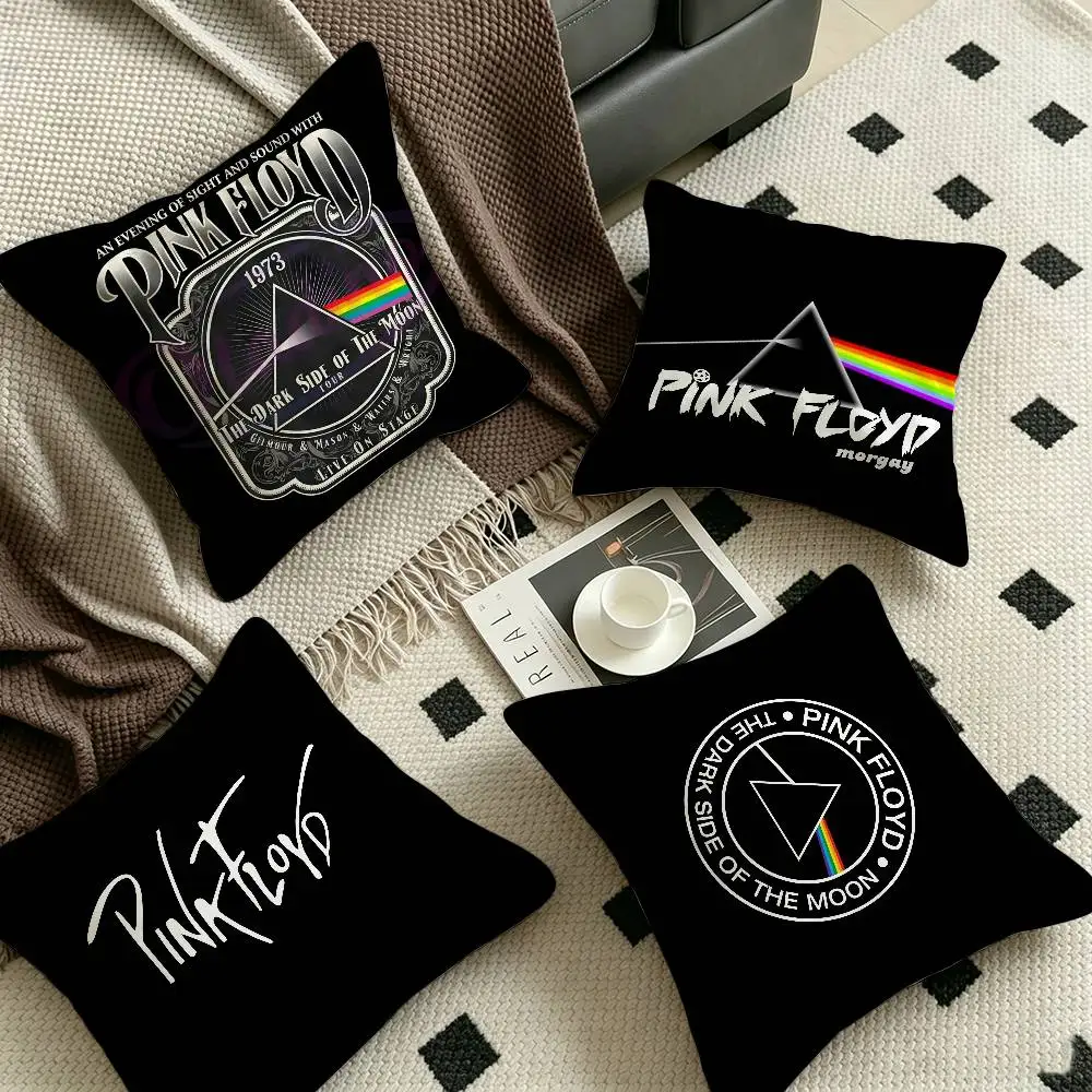 P-Pink-Floyd Psychedelic-Rock Personalized picture text home decorative pillows Household Gifts 45x45cm