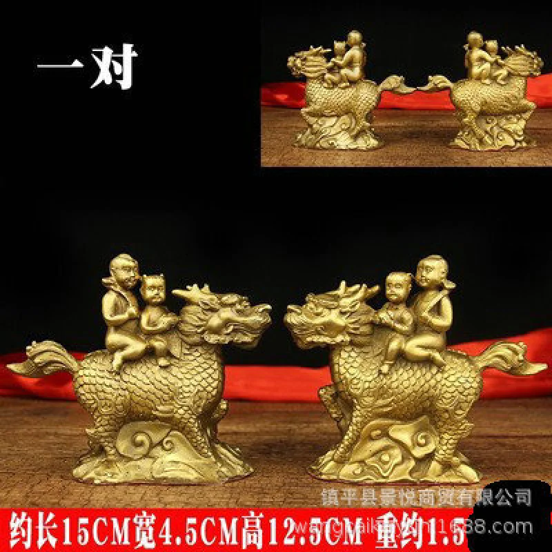 

Brass Kirin Pair For Home And Office Decoration Crafts