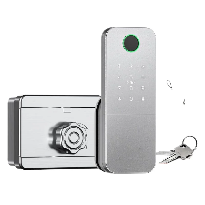 Stainless steel door password lock old-fashioned anti-theft door, modified fingerprint lock smart iron door lock rental room