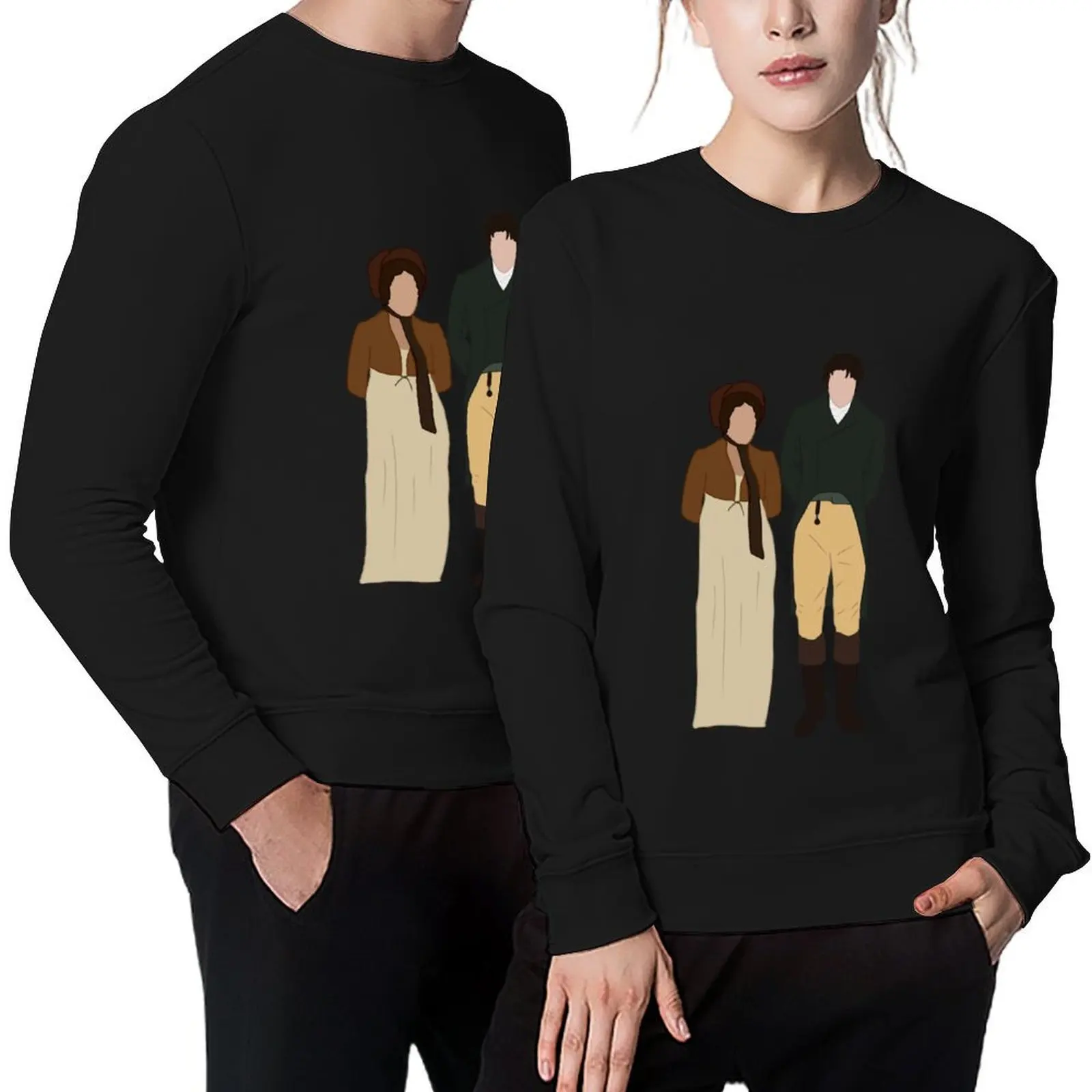 

Mr Darcy and Elizabeth Pullover tracksuits anime clothes mens clothing men's clothes autumn sweatshirt