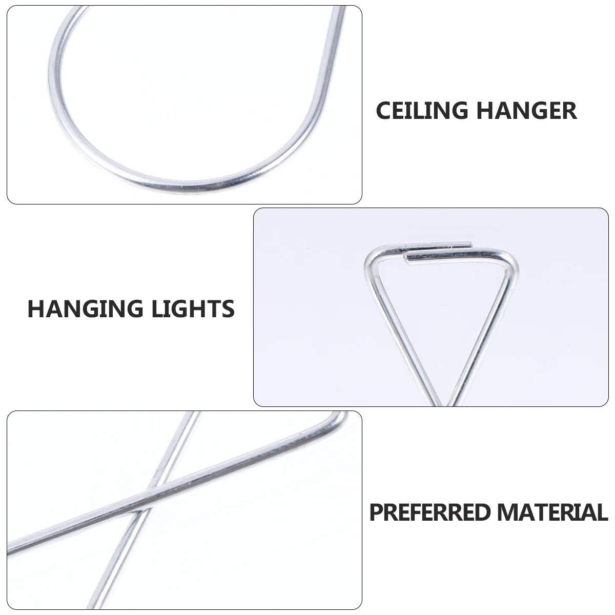 

Automatic Rebound Heavy Duty Ceiling Hooks T-shaped Clips Metal Hooks for Hanging Strong Load-bearing Capacity Smooth Surface