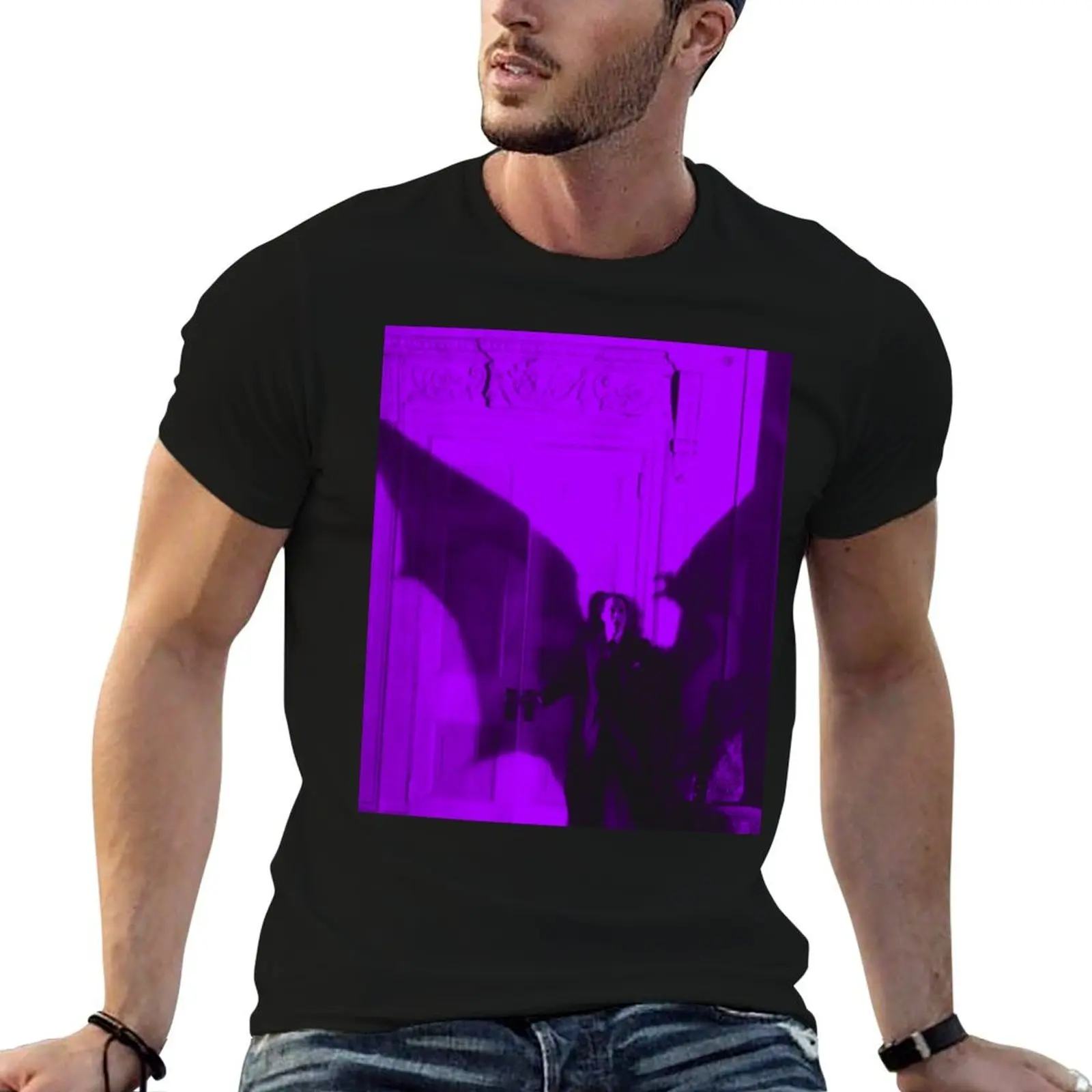 T-shirt violet Sorrow Of Satan, décontracté, ample, pour un usage quotidien