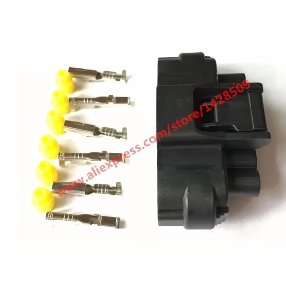 1 Pcs Sumitomo 6 Pin 7283-1968-30 Plastic Waterproof Automotive Electric Female Connector For Toyota