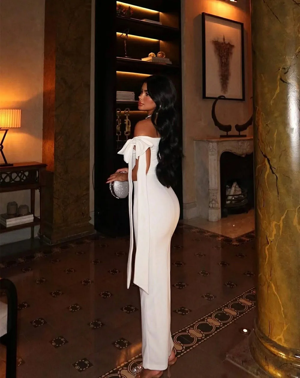 Msikoods robe de soirée de mariage épaules dénudées robe d'anniversaire sirène robe de bal Simple Sexy robe de soirée formelle personnalisée