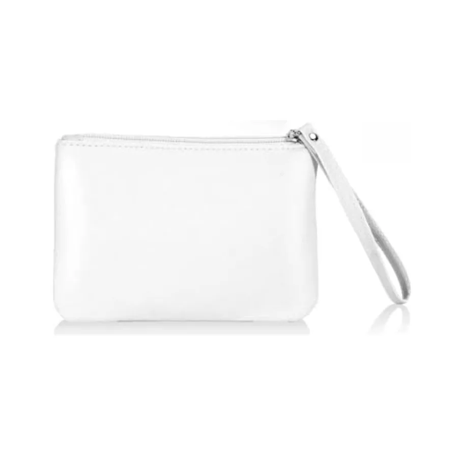 

4.5 x 6.5 Clutch Stadium Approved Leather Coin Purse for Women Wristlet Money Pouches for Cash Car Change with Zipper Lipstick