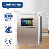 Vente en gros PH 2.5-11.2 revêtement platine 11 plaques ioniseur d'eau alcaline appareils de traitement de l'eau japon distributeur d'eau Kangen 2
