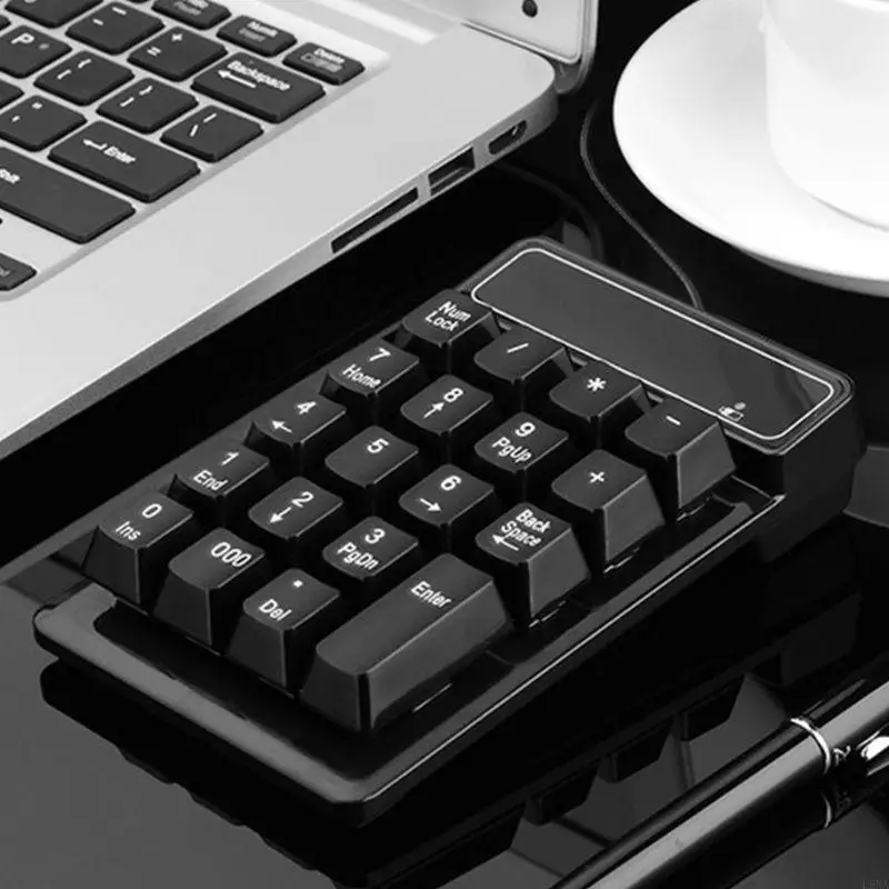L9NA Number Pad Portable Mini USB 19 for Key Financial Accounting Numeric Keypa