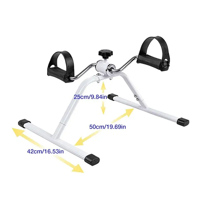 Metal Frame Pedal Exerciser Leg Muscle Training Exercise Pedals Adjustable Home Legs Trainer Indoor Fitness Workout