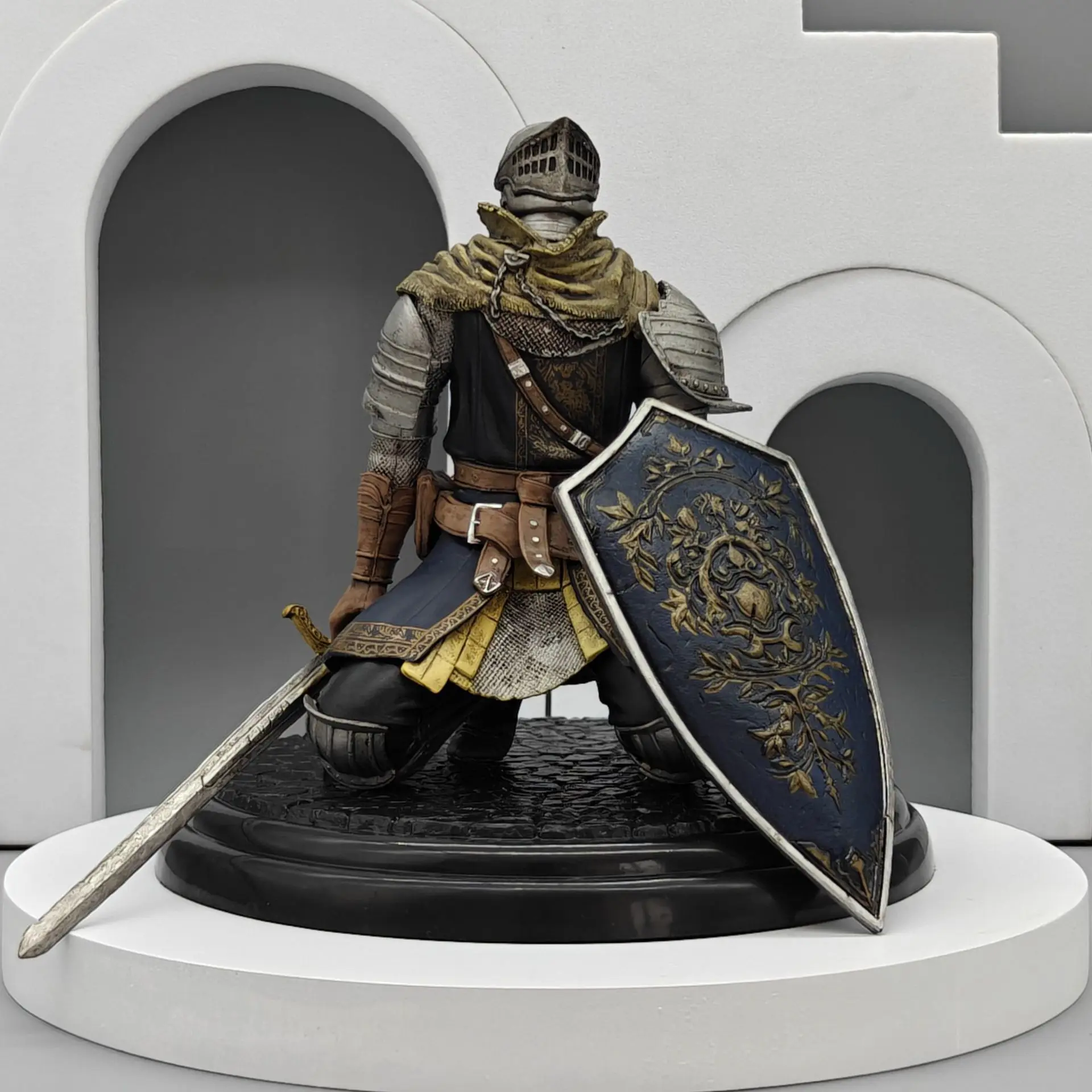 Dark Souls Faraam Knight / Artorias The Abysswalker / Black Knight / Advanced Knight Warrior PVC الشكل تحصيل لعبة مجسمة