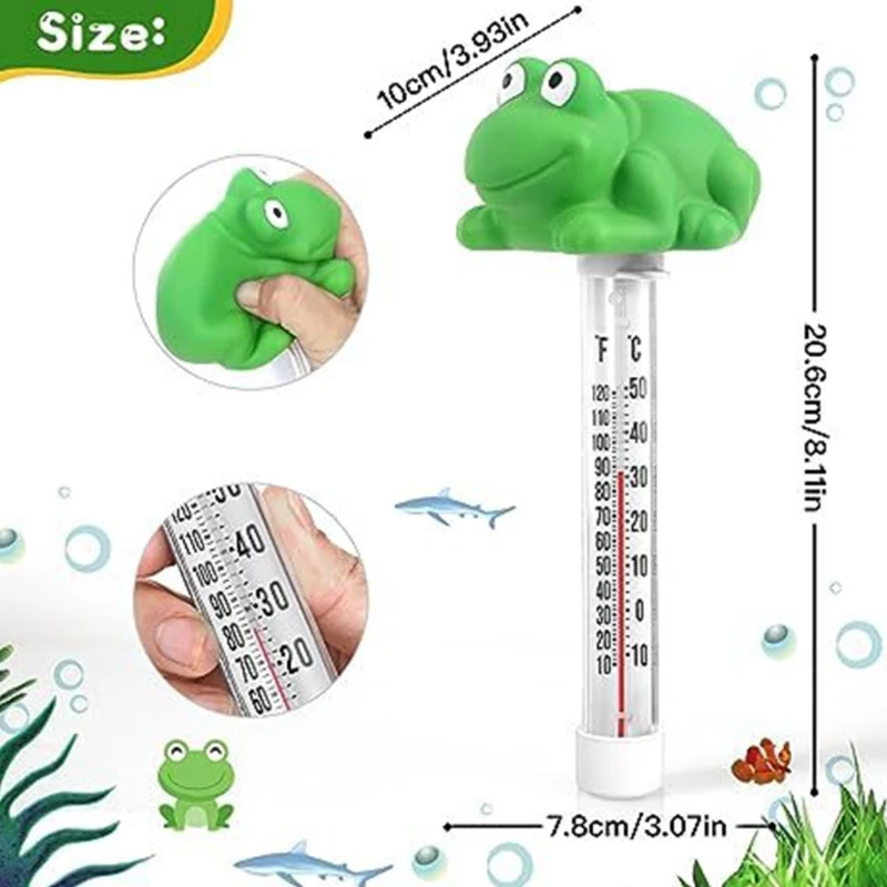 Lecture précise température du thermomètre piscine pour une mesure précise température l'eau