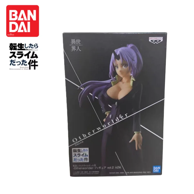 Bandai Banpresto Original, cette fois-là, je me suis réincarné comme un Slime Shion Milim Nava100 % d'ornements en boîte neufs et authentiques, en Stock