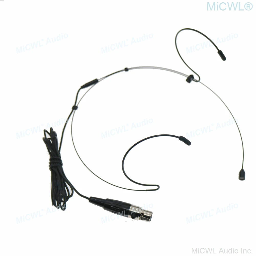 ميكروفون صغير 4Pin XLR TA4F TQG للوجه لـ Shure SLX ULX QLX BLX UTX PGX سماعات رأس لاسلكية نظام حزمة حزام Lavalier