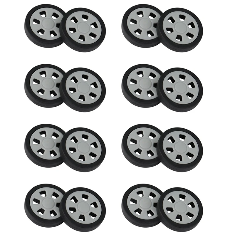 Hot Kf-16X Luggage Accessories Wheels Aircraft Suitcase Pulley Rollers Mute Wheel Wear-Resistant Parts Repair 50X12mm