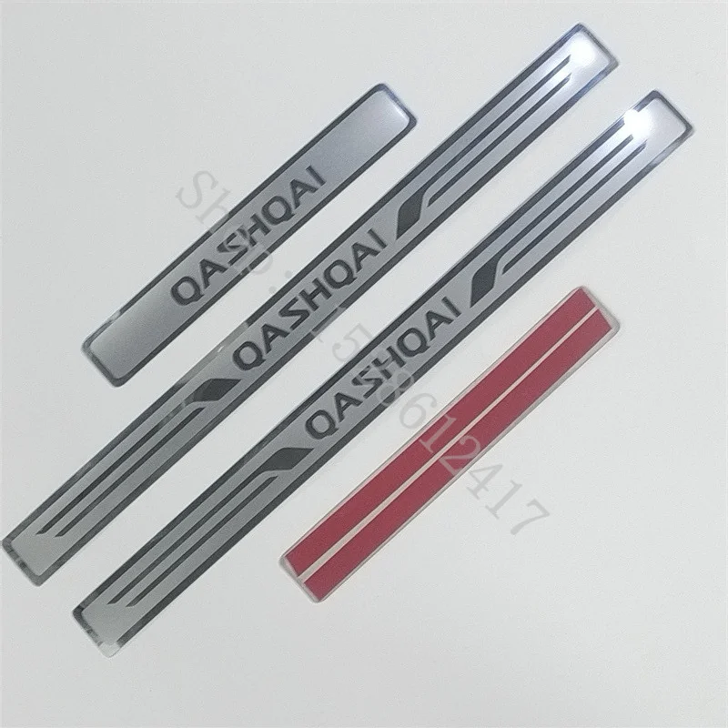 Car Accessories For Nissan Qashqai J12 2021 2022~2026 Stainless Door sill scuff plates thresholds protector car Welcome Pedal
