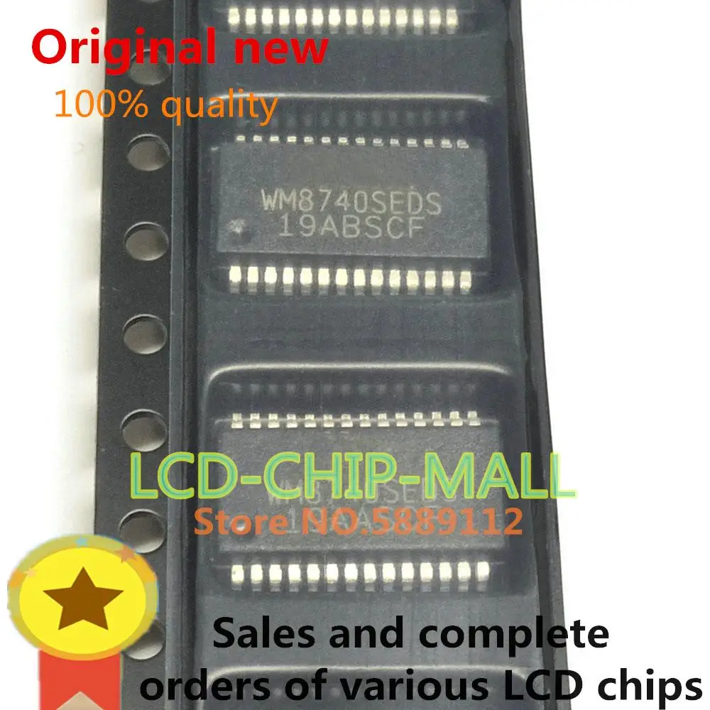 1PCS WM8740SEDS  WM8740 SSOP28 IC CHIPS IN STOCK 