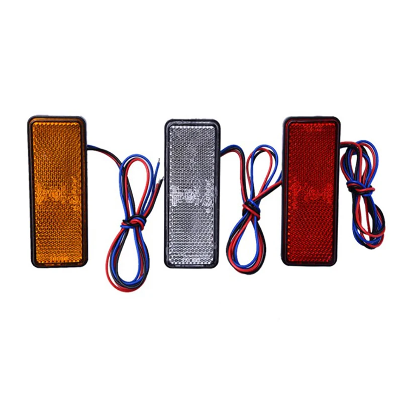 New Universal Motorcycle Bike LED Stop Brake License Plate Rear Tail Light Smoke Lens Super Bright