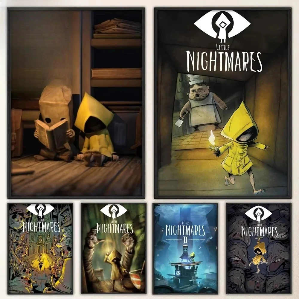 

Игра L-Little Nightmares Необычная алмазная живопись Стена для гостиной Бар Винтажная декоративная алмазная живопись Средний