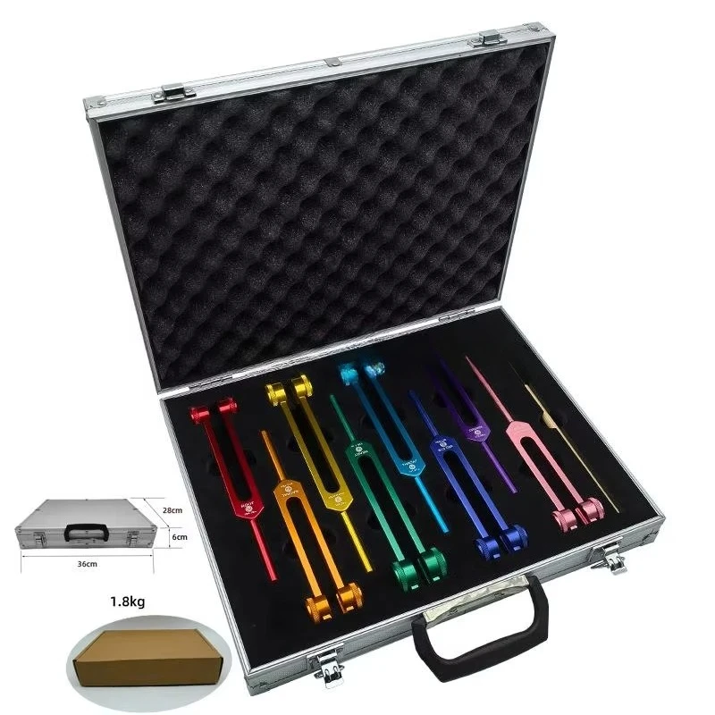 Chakra Tuning Fork Sets for Sound Healing Therapy and Chakra Balancing Yoga and Meditation Healing Tools Sound Bath