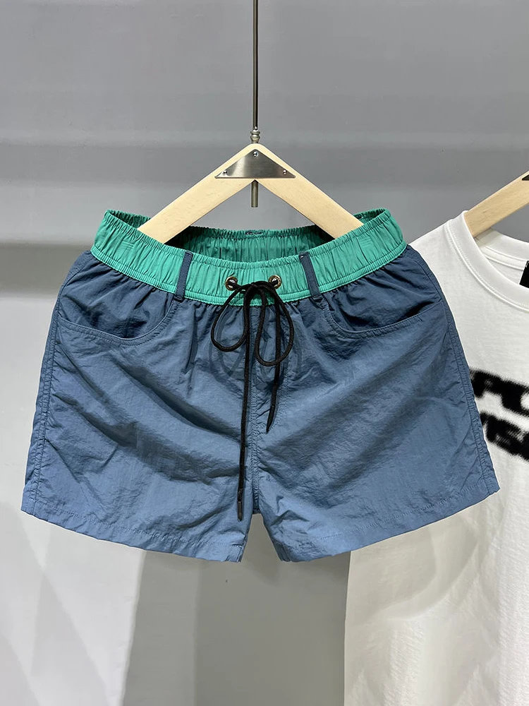 

Быстросохнущие летние новые мужские и женские шорты до колен для спорта, повседневной носки, бега, фитнеса, водонепроницаемые пляжные шорты, плавки для плавания