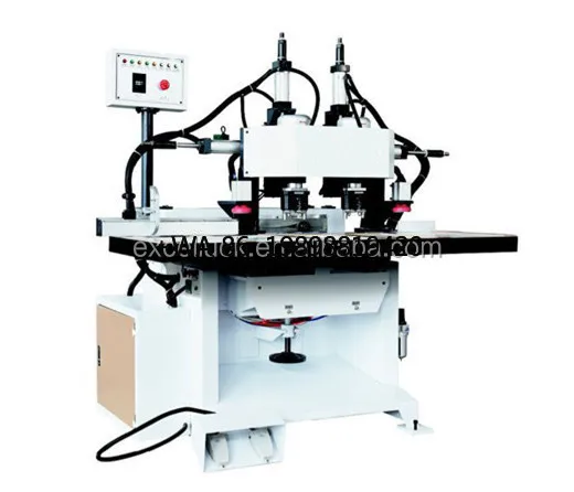 Woodworking Double Heads Wood Door Lock Hole Mortiser Making Machine
