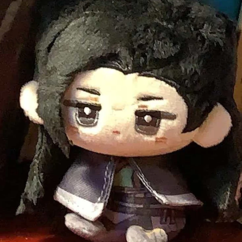 

Плюшевая игрушка-фигурка 12 см Аниме Тянь Гуань Ци Фу Кавайный Данго, хлопковая кукла в сидячей позе, модель для косплея, мультяшный мини-брелок, подарок