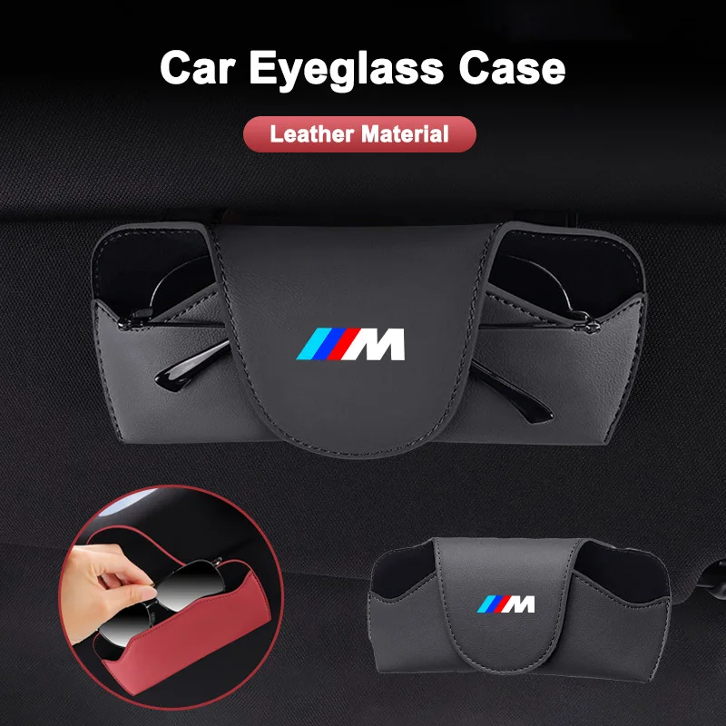 

For BMW 1 2 3 4 5 6 7 X Series Z4 G11 G30 X1 F48 X2 F39 X3 G01 X4 G02 Car Interior Glasses Case Sun Visor Sunglasses Box Holder