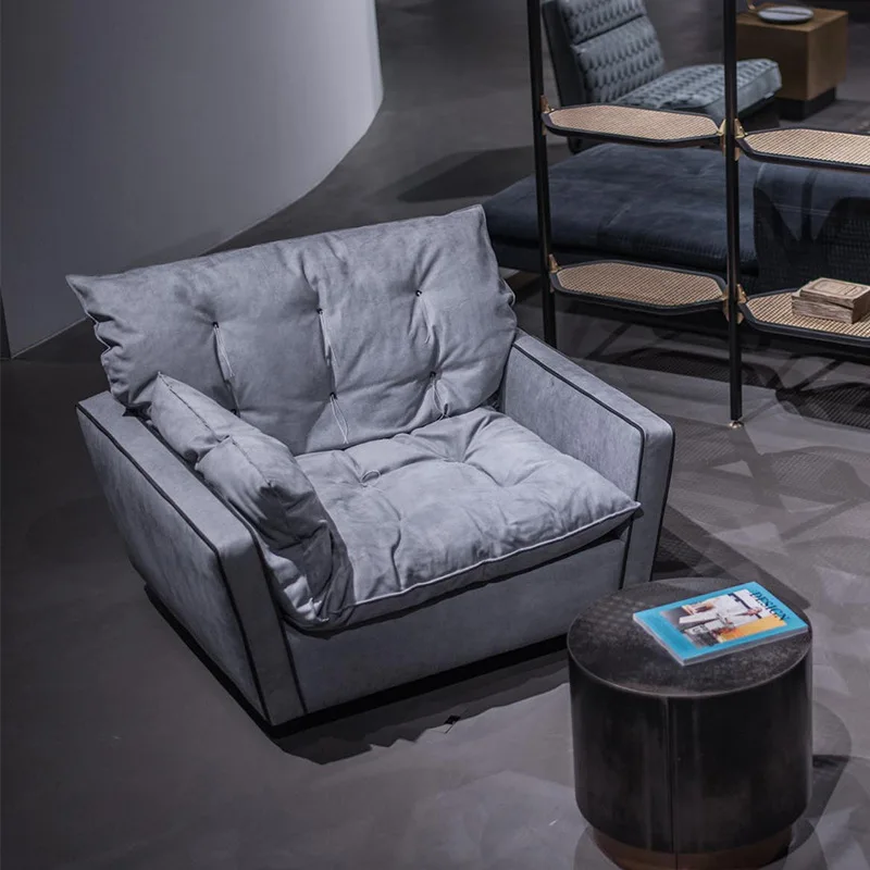 M  technology cloth sofa modern simple down super soft living room combination four people straight row sofa