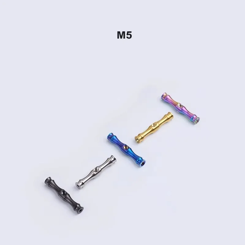 1pair Bicycle balance seat post pressure screw titanium alloy m5 seat titanium screw